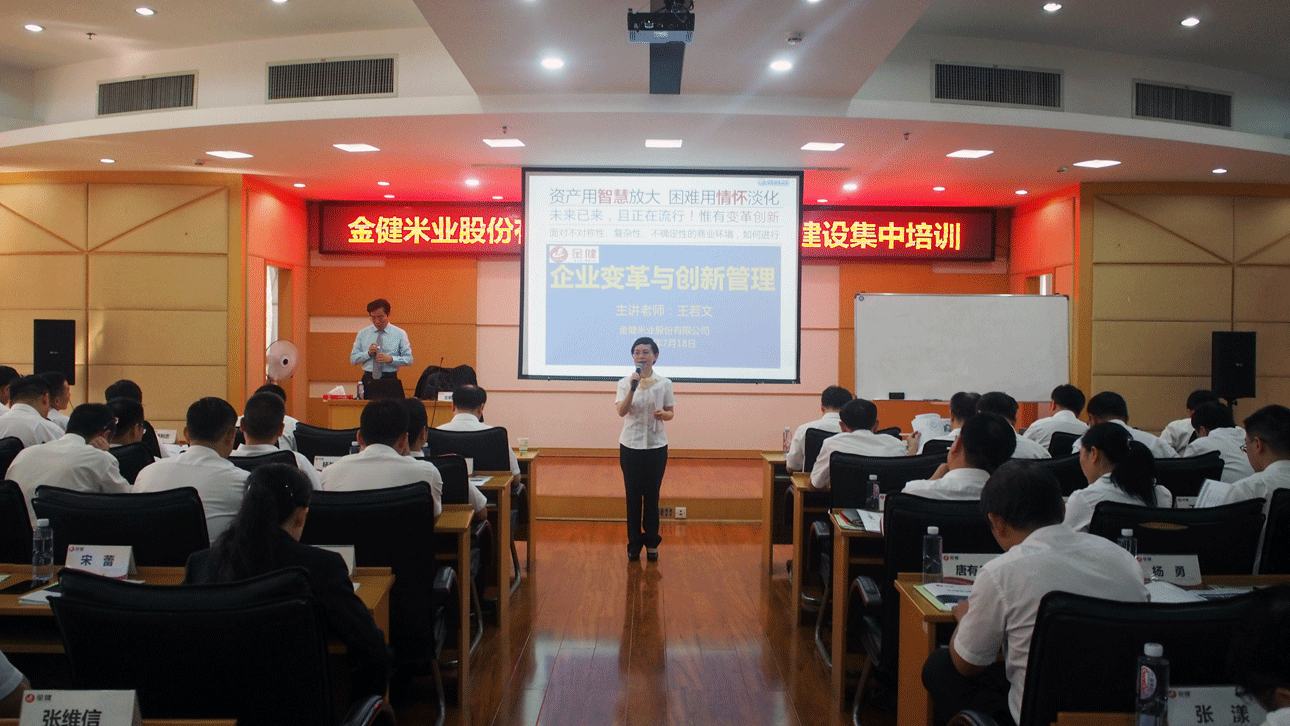 金健米业党委开展党员骨干作风建设集中培训(图1) 金健米业党委开展党员骨干作风建设集中培训(图1)